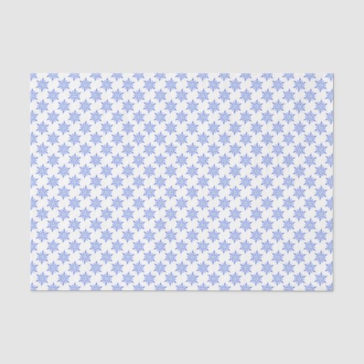 Weihnachtszwirn/Schneeflocken Seidenpapier (Vorderseite)