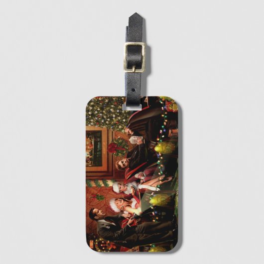 Weihnachtszwischenspiel Gepäckanhänger (Vorderseite Vertikal)