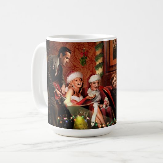 Weihnachtszwischenspiel Kaffeetasse (Vorderseite Links)
