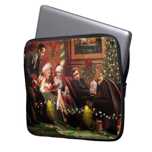 Weihnachtszwischenspiel Laptopschutzhülle (Vorderseite Links)