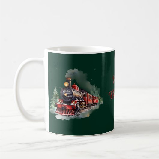 Weihnachtzug Kaffeetasse (Links)