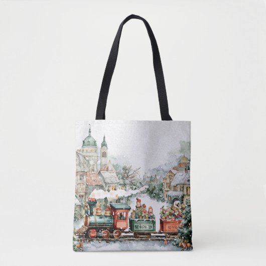 Weihnachtzug Tasche (Vorderseite)