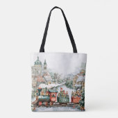 Weihnachtzug Tasche (Rückseite)
