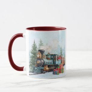 Weihnachtzug Tasse