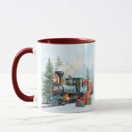 Weihnachtzug Tasse (Links)