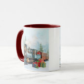 Weihnachtzug Tasse (Vorderseite Links)