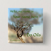 Weihrauch-Namensschild Button (Vorderseite)