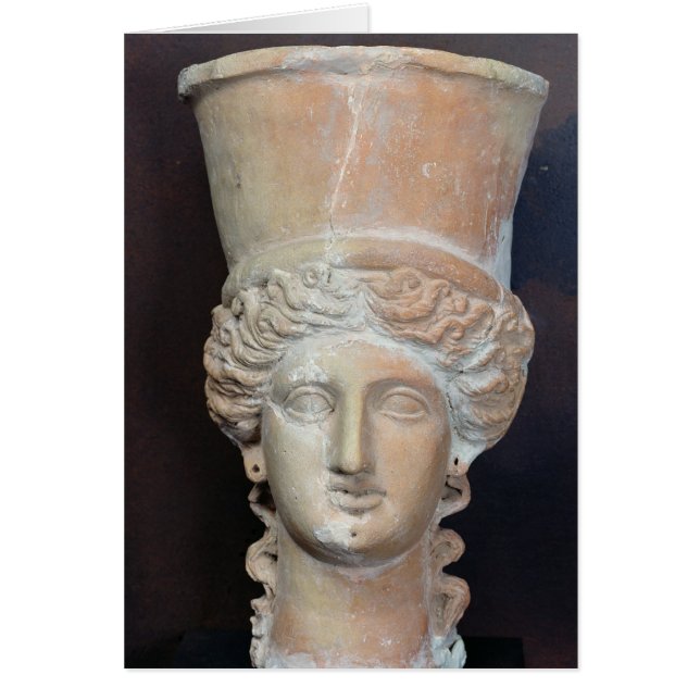 Weihrauchbrenner des Kopfes eines Weibchens (Vorne)