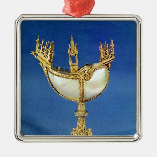 Weihrauchhalter in Form eines Bootes Ornament Aus Metall (Vorne)