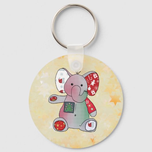 Weihselefant Schlüsselanhänger (Vorderseite)
