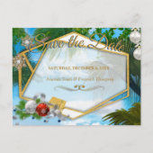 Weihsommer Save the Date Ankündigungspostkarte (Vorderseite)