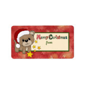 Weihsstickbild Adressaufkleber (Vorne)