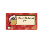 Weihsstickbild Adressaufkleber (Vorne)