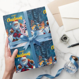 WeihWeihnachtsSki Geschenkpapier