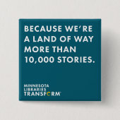 Weil 10.000 Geschichten Knopf grünen Button (Vorderseite)