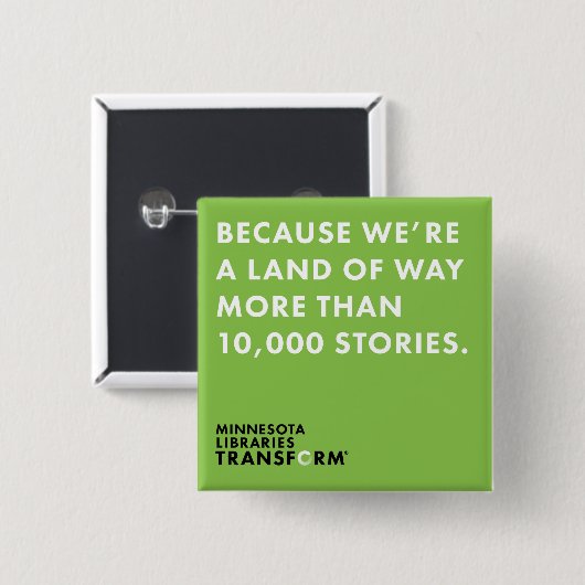 Weil 10.000 Geschichten knöpfen Button (Vorne & Hinten)