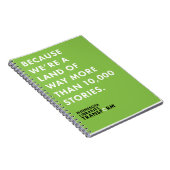 Weil 10.000 Geschichten-Notizbuch Notizblock (Rechte Seite)