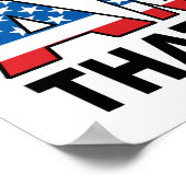 Weil Amerika ein lustiges Poster ist (Ecke)