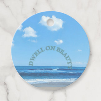 Weil auf Schönheit Strand Szene Geschenkanhänger