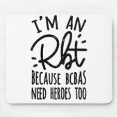 Weil BCBAs auch Helden brauchen Mousepad (Vorne)