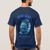 Weil Bier gut ist (blau) [VERBESSERT] T-Shirt (Rückseite)