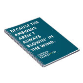 Weil Blowin Notizbuch Notizblock (Rechte Seite)