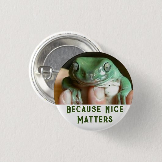 Weil die Schaltfläche "Nizza zählt" Button (Vorne & Hinten)