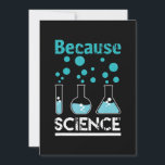 weil die Wissenschaft die Design-Biologie, Chemie Feiertagskarte<br><div class="desc">weil die Wissenschaft die Design-Biologie,  Chemie</div>