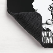 Weil du dumm bist – Ironisches Statement-Motiv Mousepad (Ecke)