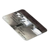 "Weil du Liebe hast" Küchenmagnet Magnet (Rechte Seite)