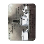 "Weil du Liebe hast" Küchenmagnet Magnet (Vertikal)