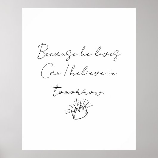 Weil er lebt poster (Vorne)