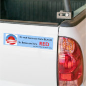 Weil er rot ist autoaufkleber (Auf Lkw)