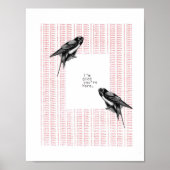 weil es nicht genug gesagt werden kann poster (Vorne)