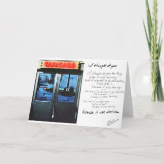 Weil es regnete karte