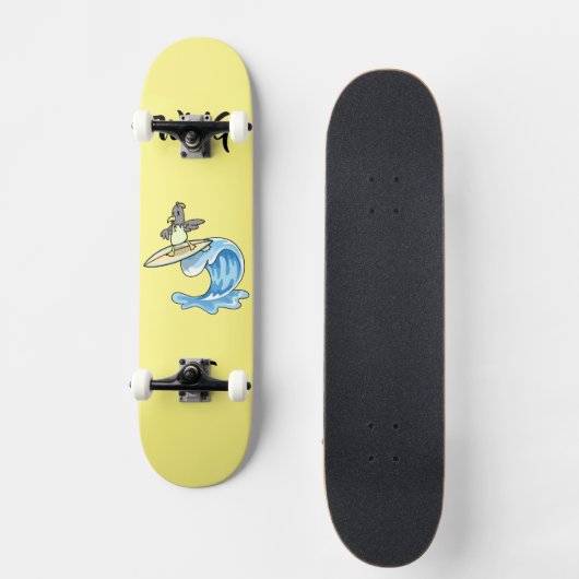 WEIL ES SCHNELLE SKATEBOARD DECK (Vorderseite)