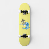 WEIL ES SCHNELLE SKATEBOARD DECK (Vorderseite)