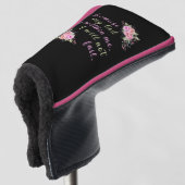 "Weil Gott in mir ist" Putter Kopfbedeckung Golf Headcover (3/4 Vorderseite)