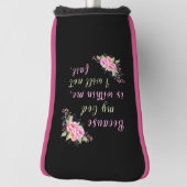 "Weil Gott in mir ist" Putter Kopfbedeckung Golf Headcover (Rotieren 90)
