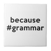 Weil Grammar Fliese (Vorderseite)