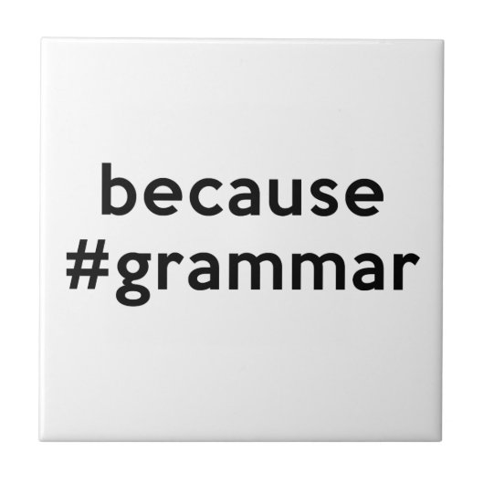 Weil Grammar Fliese (Vorderseite)