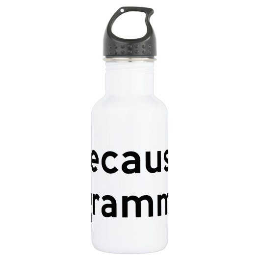 Weil Grammar Trinkflasche (Vorderseite)