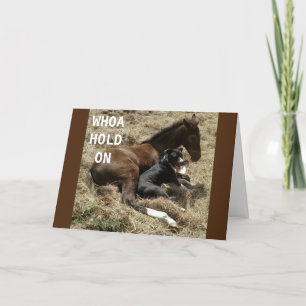 WEIL ICH ALSO "HAPPY BIRTHDAY" KARTE SAGEN KANN