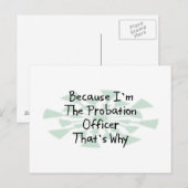 Weil ich der Berater bin Postkarte (Vorne/Hinten)