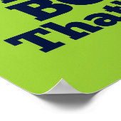 Weil ich der Chef bin, deshalb. Poster (Ecke)