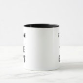 Weil ich der Chef bin Tasse (Zentrum)