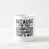 Weil ich der Computerprogrammierer bin, ist das de Kaffeetasse (Mittel)