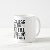 Weil ich der digitale Überläufer bin, ist das der Kaffeetasse (VorderseiteRechts)