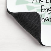 Weil ich der Elektroingenieur bin Mousepad (Ecke)