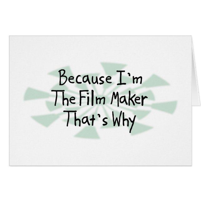 Weil ich der Filmemacher bin (Vorderseite (Horizontal))